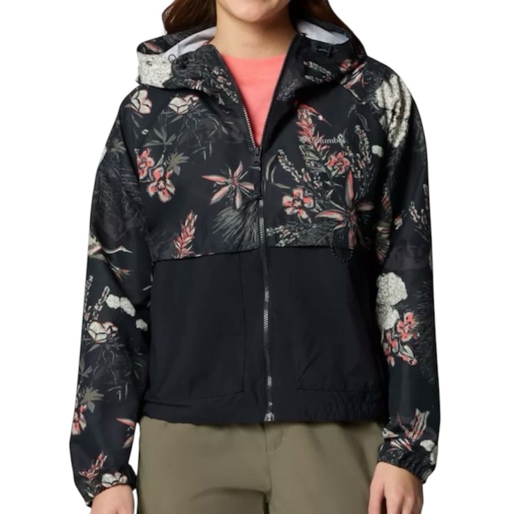 Columbia Spire Valley printed windbreaker lightweight jacket women’s small